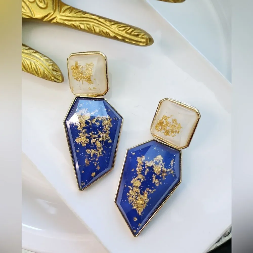 Zara Speckled Gold Earrings